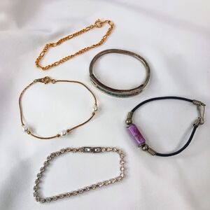 Set of 5 90s Bracelets for Every Occasion.